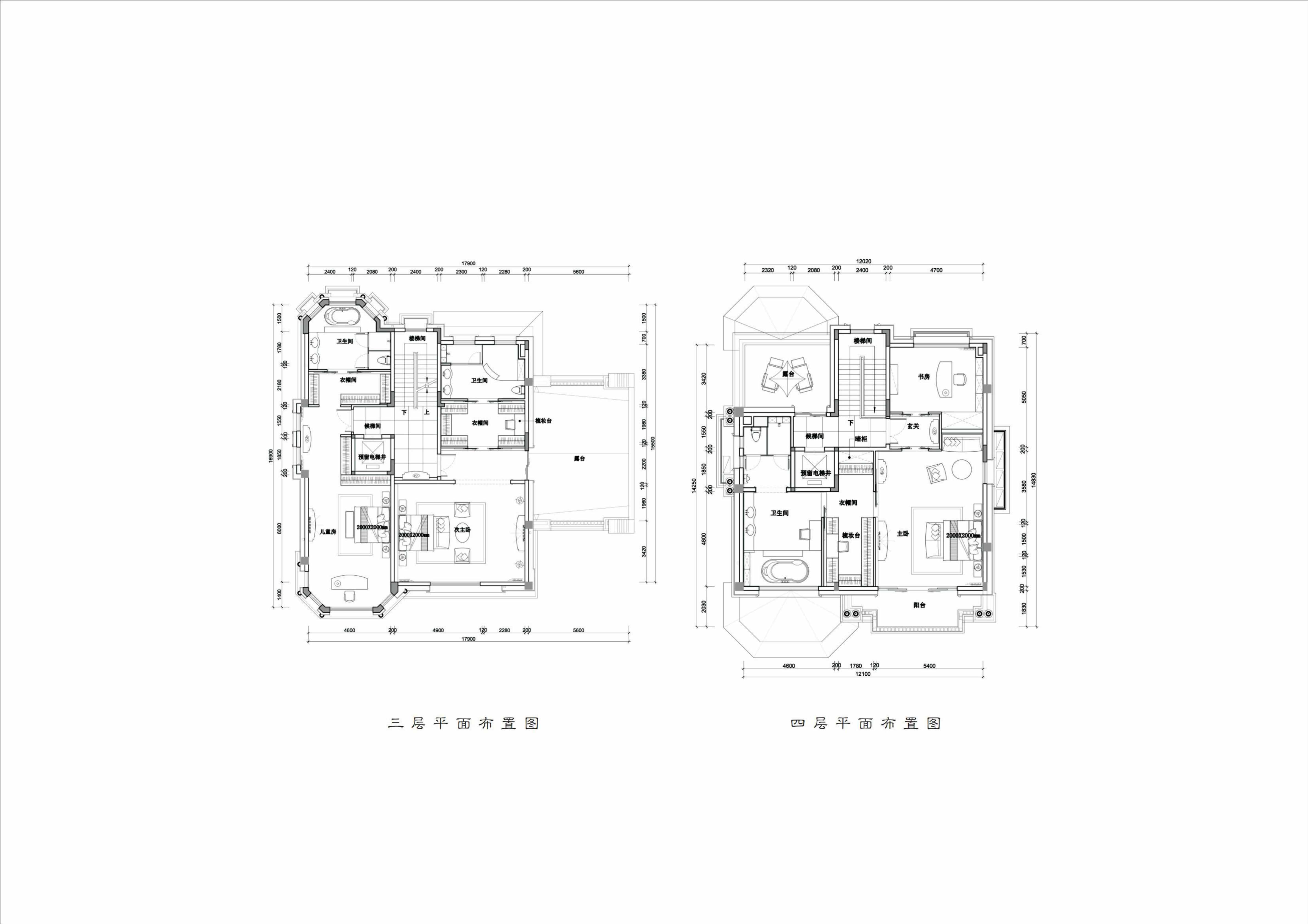 广东广州独栋别墅设计效果图，665平方别墅设计效果图